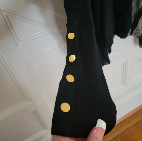 ALFANI Turtleneck Poncho Sweater Size Medium - Picture 7 of 9